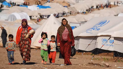 Người tị nạn Syria đang phải đối mặt với điều kiện sống hết sức tồi tệ (Ảnh: Getty Images)
