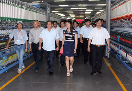 Bộ trưởng Bộ Kế hoạch Đầu tư Bùi Quang Vinh thăm