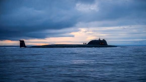 Tàu ngầm hạt nhân tấn công Severodvinsk chạy thử trên biển