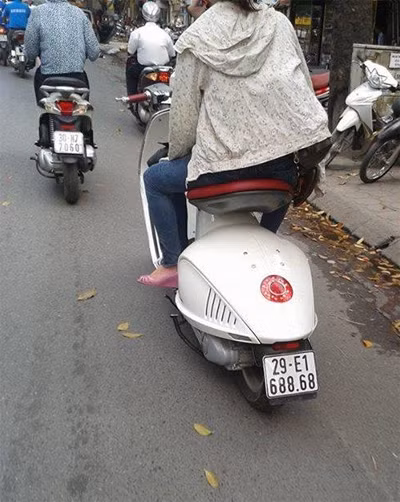 Biển số Hà Nội với 