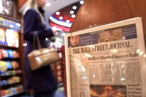 Tờ Wall Street Journal ở Mỹ. (Nguồn: thethaovanhoa.vn)