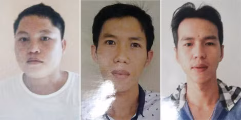 Các đối tượng Hải “trộm”, Thương và Khanh. 
