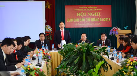 Đồng chí Đặng Huy Hậu, Phó Chủ tịch UBND tỉnh kết luận hội nghị.