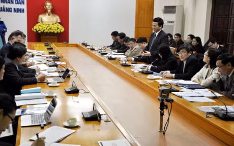 UBND tỉnh làm việc với đoàn công tác của Ngân hàng Phát triển châu Á ảnh 1 UBND tỉnh làm việc với đoàn công tác của Ngân hàng Phát triển châu Á ảnh 1