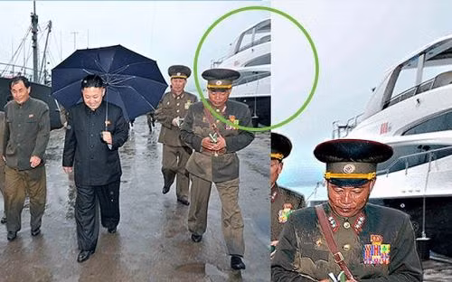 Bức ảnh do hãng KCNA công bố tiết lộ du thuyền sang trọng của ông Kim. Ảnh: KCNA.