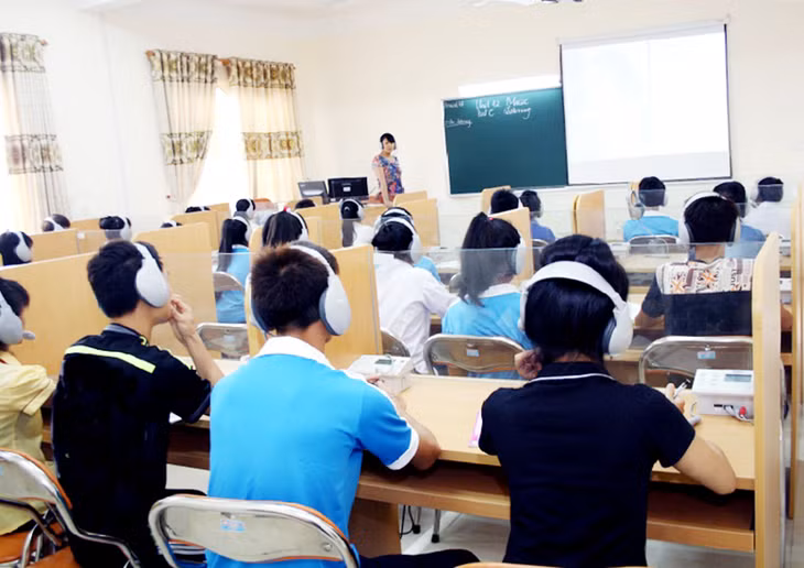 Phòng học chức năng tiếng Anh.