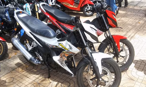Mẫu underbone của Honda mới xuất hiện tại Sài Gòn.
