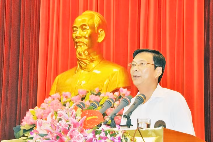 Bí thư Tỉnh ủy Nguyễn Văn Đọc phát biểu kết luận Hội nghị.