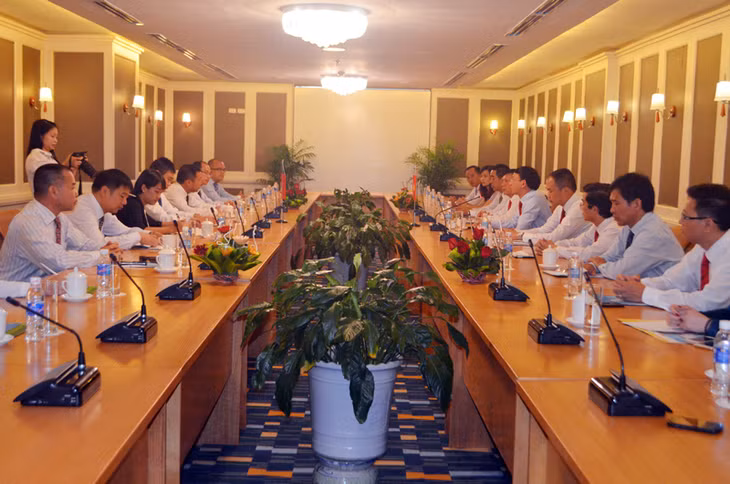 Quang cảnh buổi hội đàm