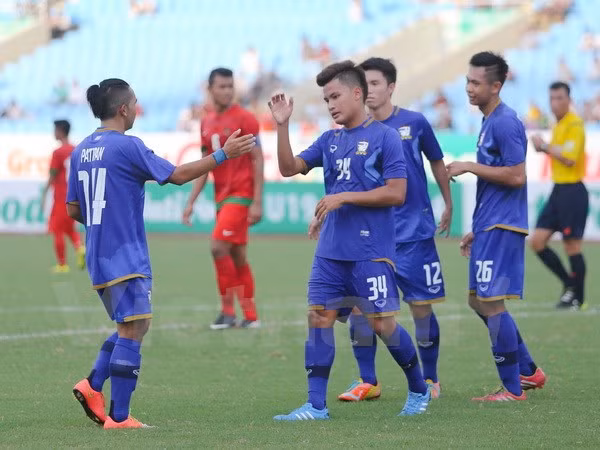 U19 Thái Lan quá mạnh ở bảng A. (Ảnh: Minh Chiến/Vietnam+)