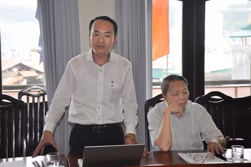 Đại diện Đoàn Luật sư tỉnh tham gia ý kiến 