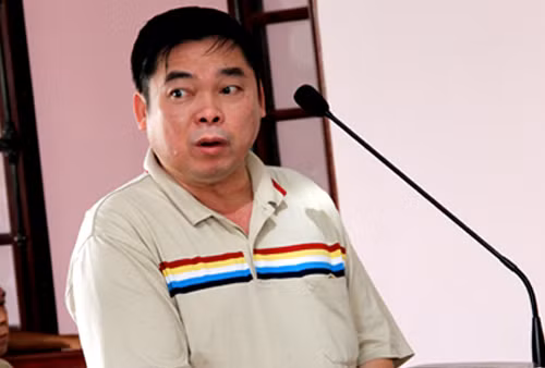 Bị cáo Lê Hữu Tâm tại tòa. Ảnh: Cửu Long