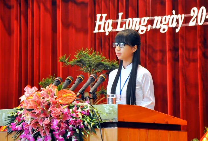 Đại diện sinh viên tiêu biểu tham gia đóng góp ý kiến tham luận tại Đại hội.
