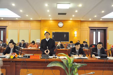 Đồng chí Phạm Minh Chính, Bí thư Tỉnh uỷ kết luận hội nghị.