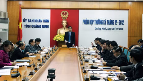 Đồng chí Nguyễn Văn Đọc, Chủ tịch UBND tỉnh phát biểu kết luận
