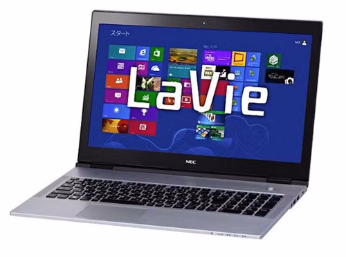 LaVie X được NEC quảng cáo là ultrabook mỏng nhất thế giới. Ảnh: Engadget.