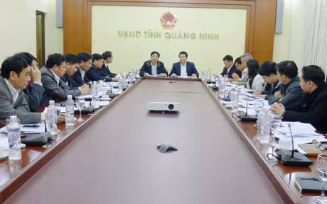 Quang cảnh buổi làm việc.