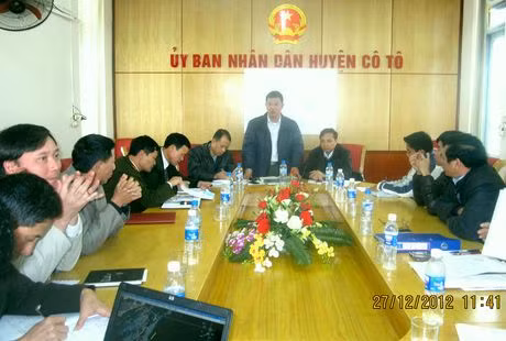 Quang cảnh buổi họp báo.