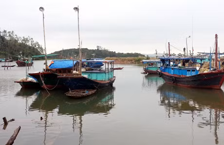 Nhờ sự quan tâm tạo điều kiện của lãnh đạo xã, nhiều hộ dân ở Tân Lập đã mạnh dạn vay vốn sửa chữa, đóng mới tàu thuyền.