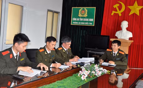 CBCS Phòng ANĐT Công an tỉnh đang triển khai kế hoạch điều tra vụ án tham ô tài sản tại Công ty CP Than Hà Tu.