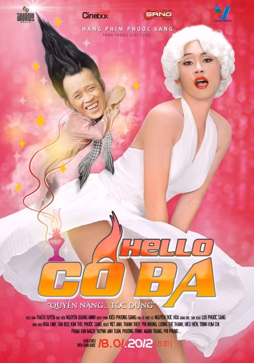"Hello cô Ba" dẫn đầu xu hướng phim "hài nhảm" của điện ảnh Việt Nam năm qua.