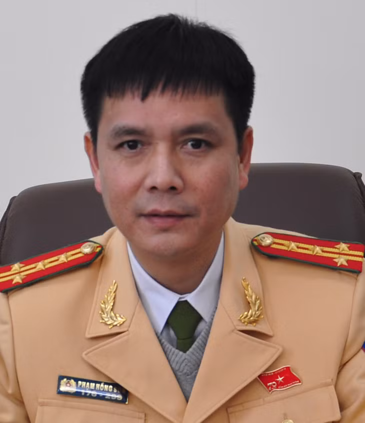Đại tá Phạm Hồng Sơn, Trưởng Phòng CSGT đường bộ, đường sắt, Công an tỉnh Quảng Ninh.