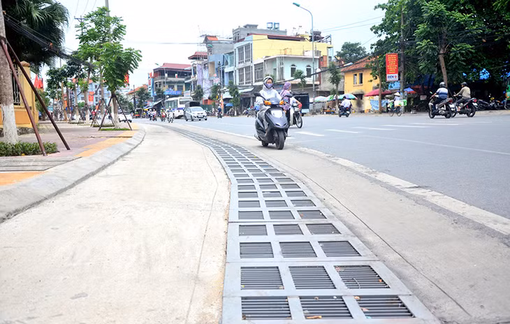Dự án cải tạo, nâng cấp hệ thống thoát nước mặt đường Tô Hiệu, phường Cẩm Trung góp phần giảm thiểu đáng kể tình trạng ngâp úng