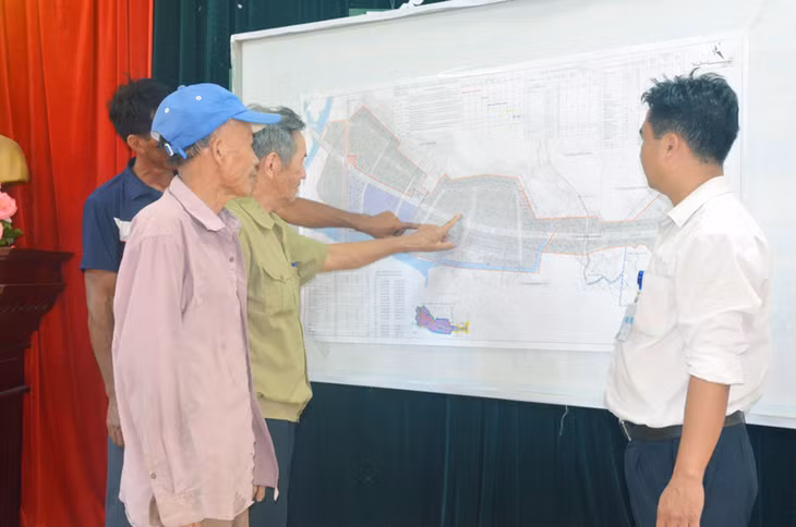 Xã Sông Khoai, TX Quảng Yên công khai quy hoạch các dự án trên địa bàn để người dân nắm rõ