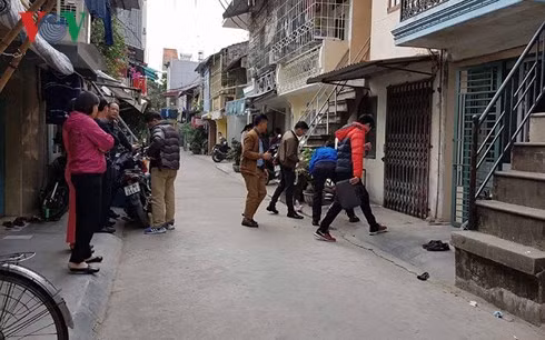 Ngõ C48 nơi xảy ra vụ việc. Ảnh: VOV