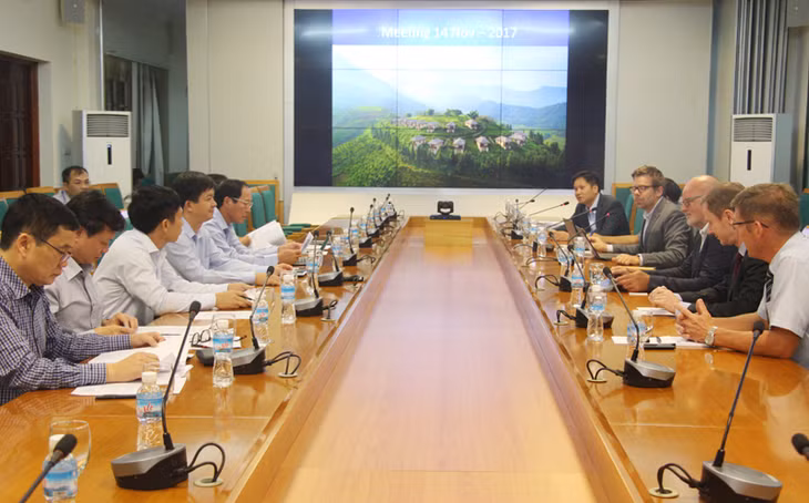 Quang cảnh buổi tiếp