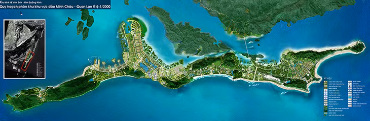 Quy hoạch phát triển tại đảo Minh Châu - Quan Lạn cũng sẽ là các dự án nghỉ dưỡng đẳng cấp.