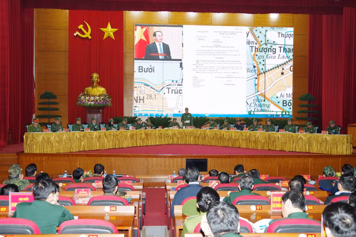 Quang cảnh diễn tập