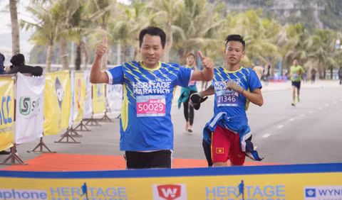 Giải đã thu hút nhiều VĐV tham gia tranh tài 