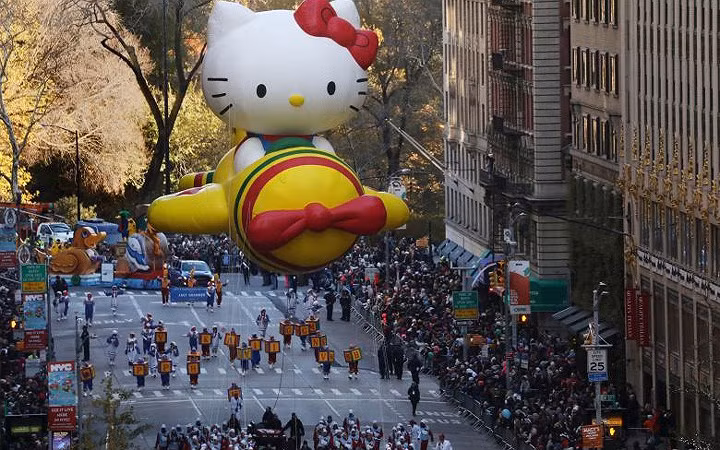 Không chỉ có các nhân vật yêu thích trong phim hoạt hình Mỹ, chú mèo Hello Kitty…