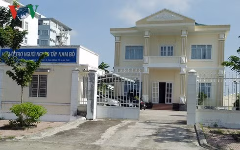 Trụ sở Hội Bảo trợ bệnh nhân nghèo Tây Nam Bộ - Khu đất này trước đây là đất của BCĐ Tây Nam bộ, nay Hội xin trả lại phần đất cho Nhà nước quản lý.