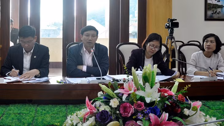 Đồng chí Nguyễn Xuân Ký, Ủy viên BTV Tỉnh uỷ, Phó Chủ tịch Thường trực HĐND tỉnh phát biểu chỉ đạo tại cuộc làm việc.