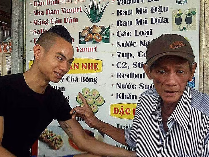 Sau khi biết tin, Paul Capo Bianco đã tức tốc đến Biên Hòa (Đồng Nai) gặp cha ruột là ông Lương Hùng Tuấn. Ảnh: B. PN
