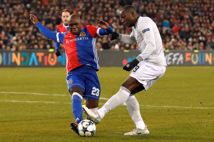 Dù có nhiều cơ hội ghi bàn nhưng Lukaku và các đồng đội không thể sút tung lưới Basel. Ảnh: REUTER
