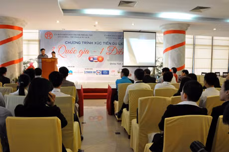 Quang cảnh buổi xúc tiến.