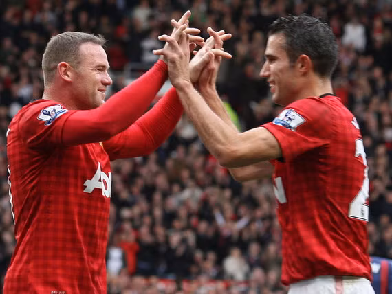 Robin và Rooney - Ảnh: Getty
