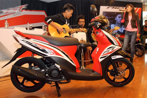 Yamaha Mio GT ra mắt tại Jakarta ngày 12/2. Ảnh: Dapurpacu.