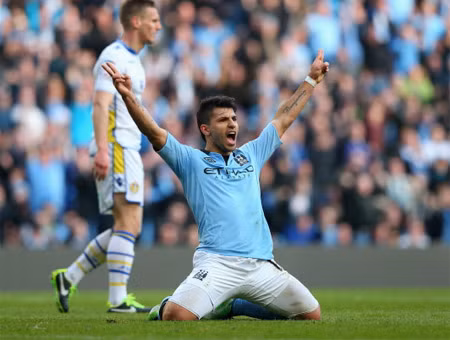 Một trận đấu ấn tượng của Aguero