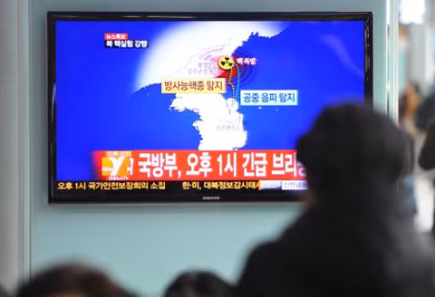 Vị trí của bãi thử hạt nhân làn ba của Triều Tiên. Ảnh: AFP