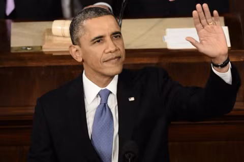 Tổng thống Mỹ Barack Obama cam kết bảo vệ đồng minh Nhật Bản. Ảnh: AFP