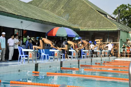 Giải bơi học sinh năm học 2011- 2012 được Ban tổ chức đánh giá rất cao về chuyên môn.