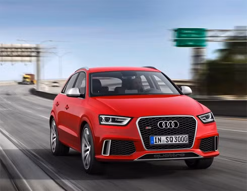 Audi RS Q3 2014 với thiết kế sắc nét, thể thao.