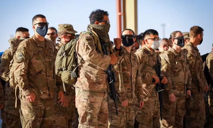 Lính Mỹ về nước sau khi làm nhiệm vụ tại Afghanistan năm 2020. Ảnh: US Army.