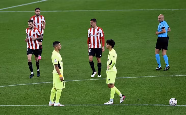 Sự trở lại của Suarez và Felix chưa giúp được gì nhiều cho Atletico.