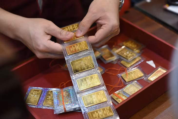 Vàng miếng SJC do Ngân hàng Nhà nước quản lý từ 10 năm trở lại đây.