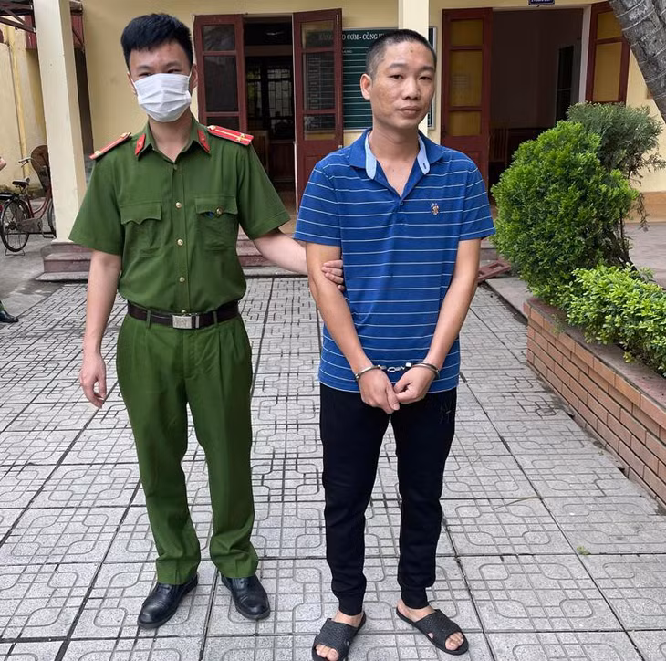  Tống Viết Thuần tại cơ quan công an